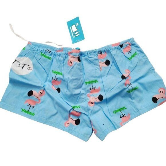 Vintage Paul Frank Womens Boxers, Flamingo, Blue, Underwear, Boxer Shorts, XS - Picture 3 of 3
